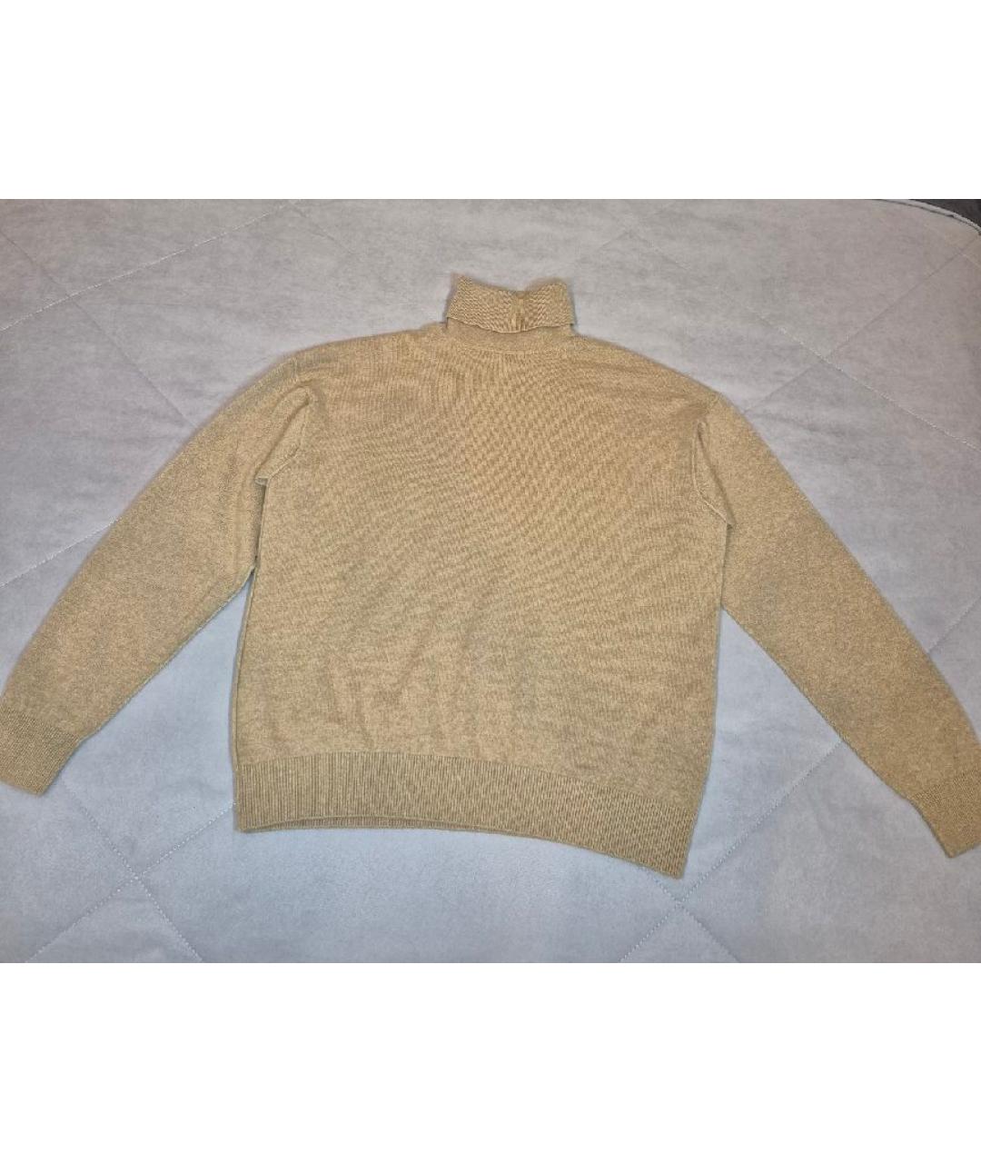 LOUIS VUITTON Бежевая кашемировая водолазка, фото 7