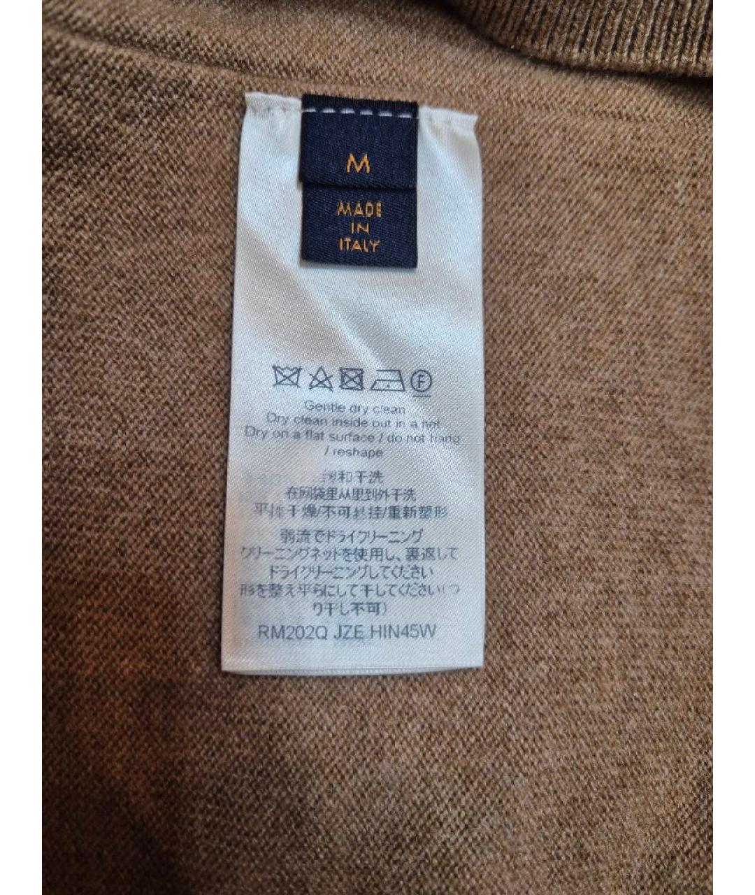 LOUIS VUITTON Бежевая кашемировая водолазка, фото 4