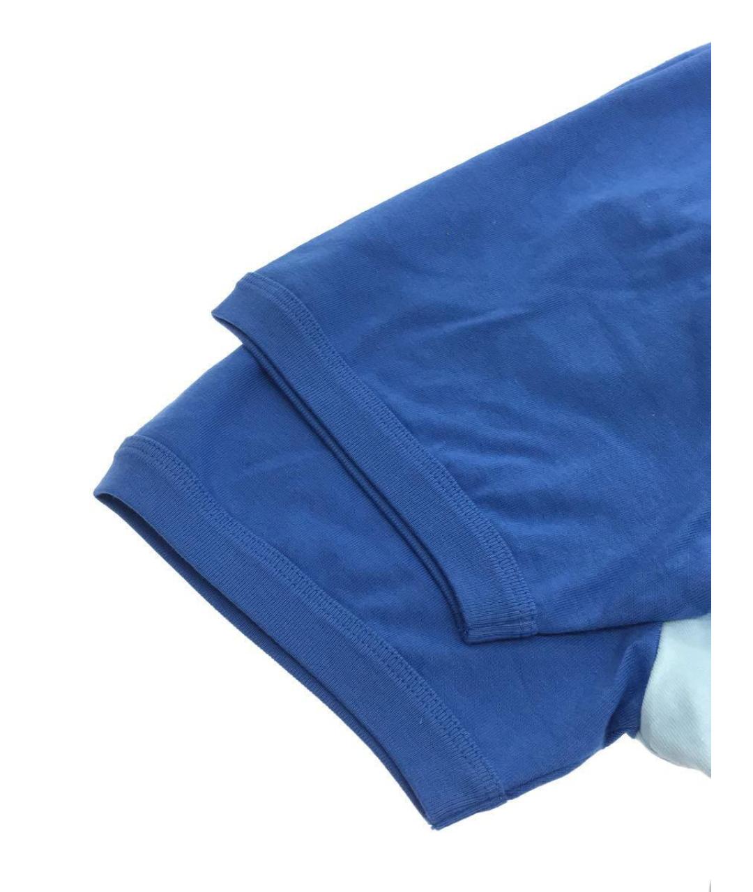 PALACE Синяя хлопковая футболка, фото 4