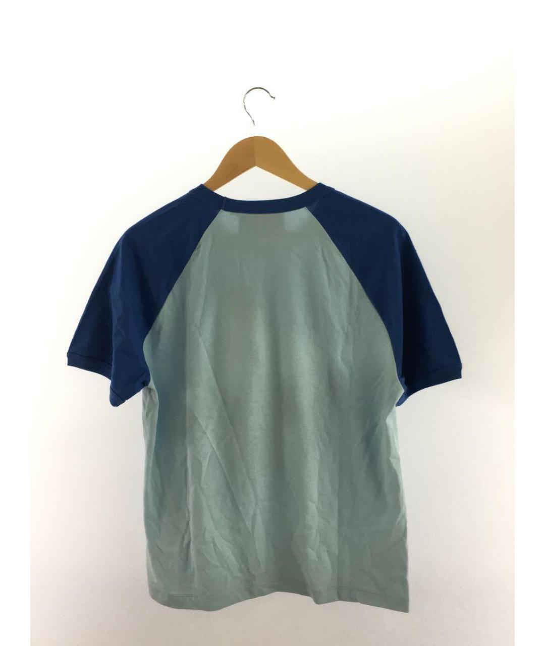 PALACE Синяя хлопковая футболка, фото 2