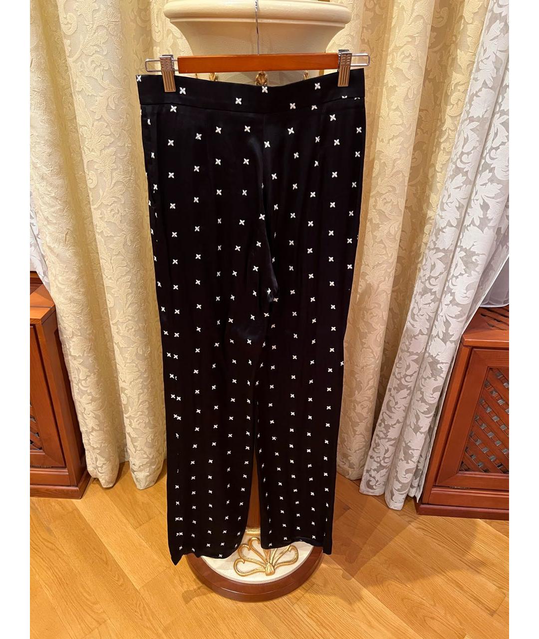 SANDRO Черный вискозный костюм с брюками, фото 8