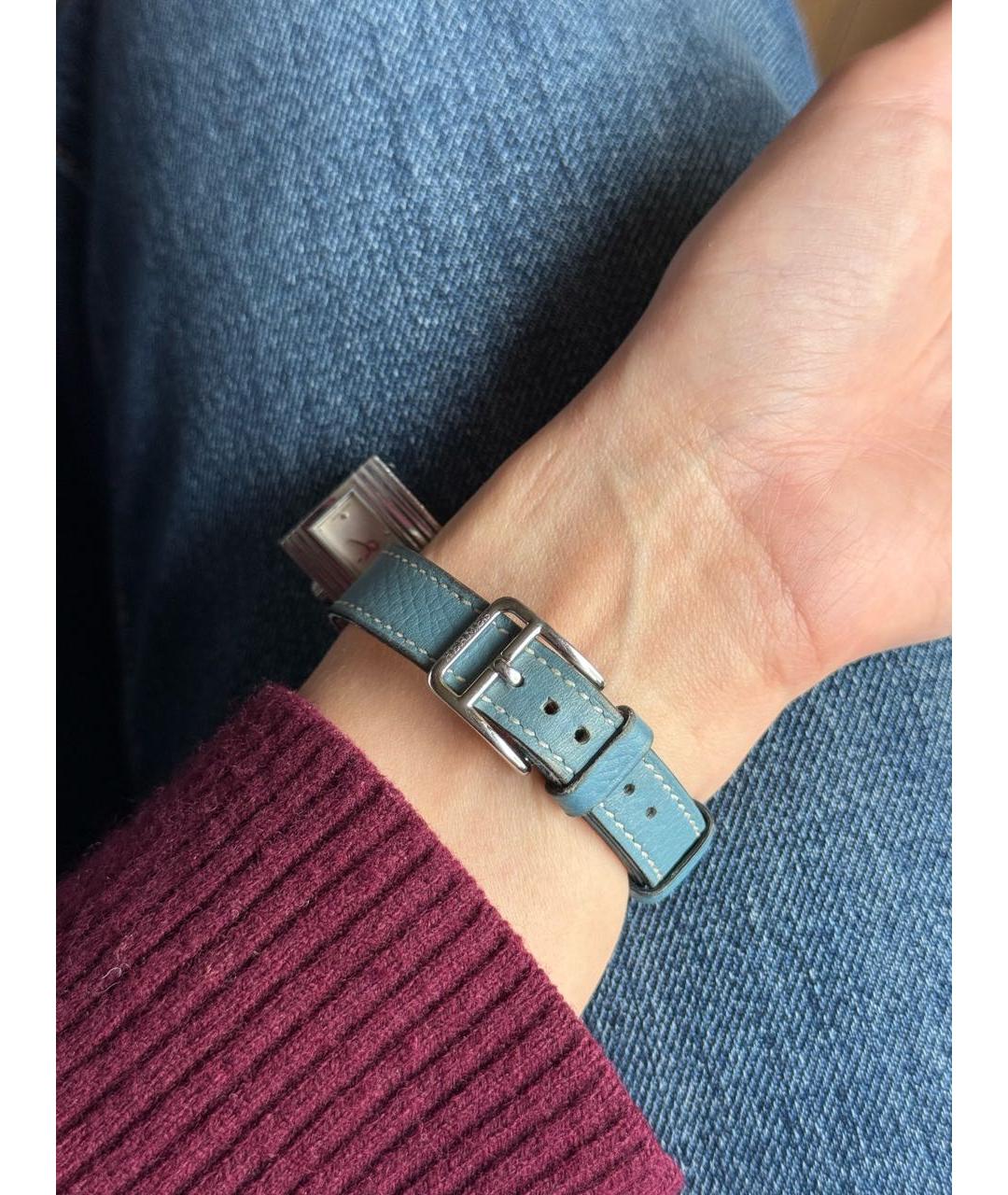 HERMES Серебряные часы, фото 7