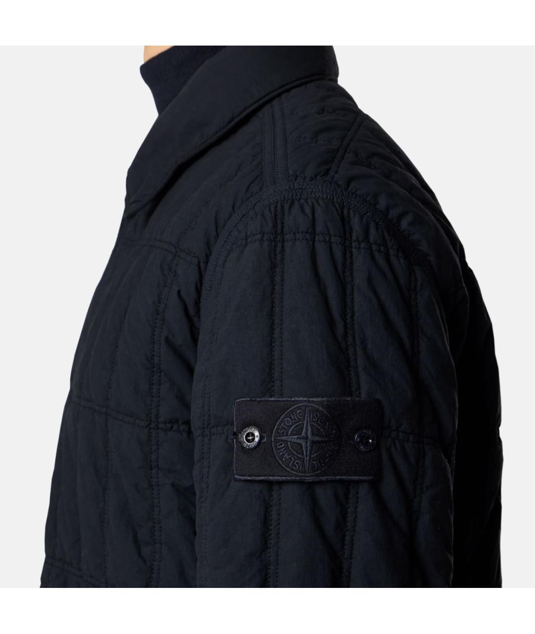 STONE ISLAND Темно-синяя куртка, фото 4