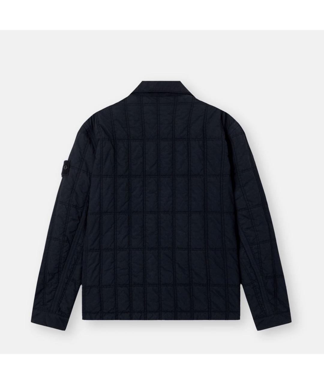 STONE ISLAND Темно-синяя куртка, фото 2