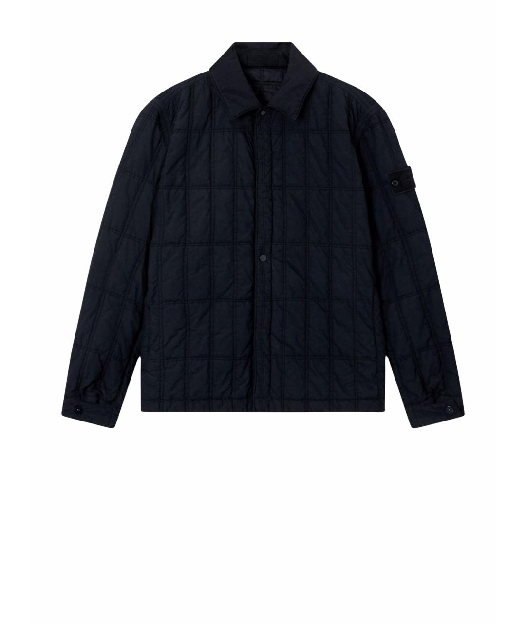 STONE ISLAND Темно-синяя куртка, фото 1