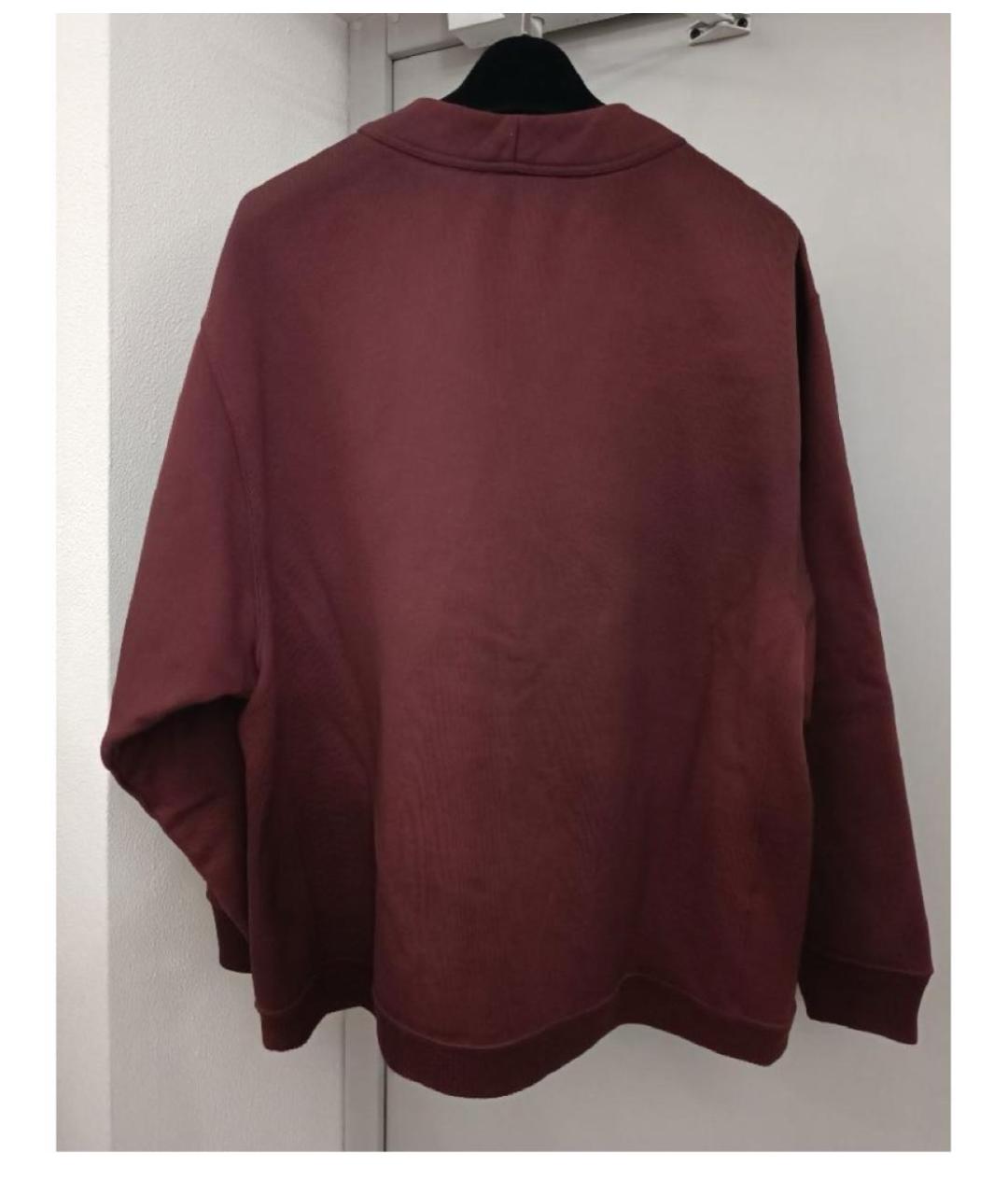 MIU MIU Бордовый хлопковый кардиган, фото 2