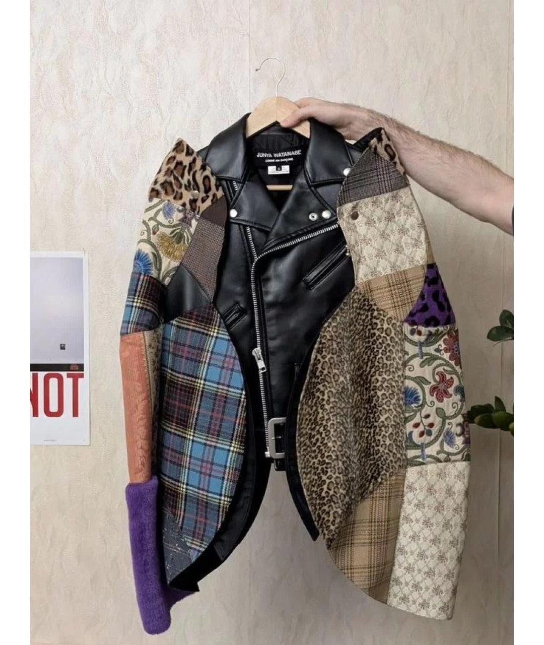 JUNYA WATANABE COMME DES GARÇONS Черная полиуретановая куртка, фото 8