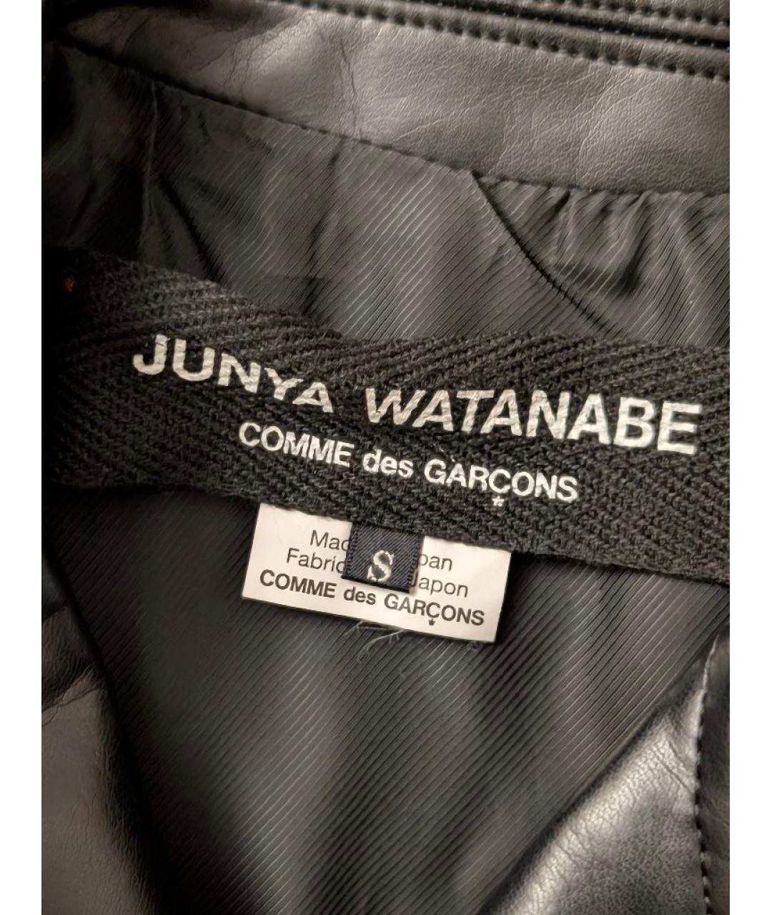JUNYA WATANABE COMME DES GARÇONS Черная полиуретановая куртка, фото 3