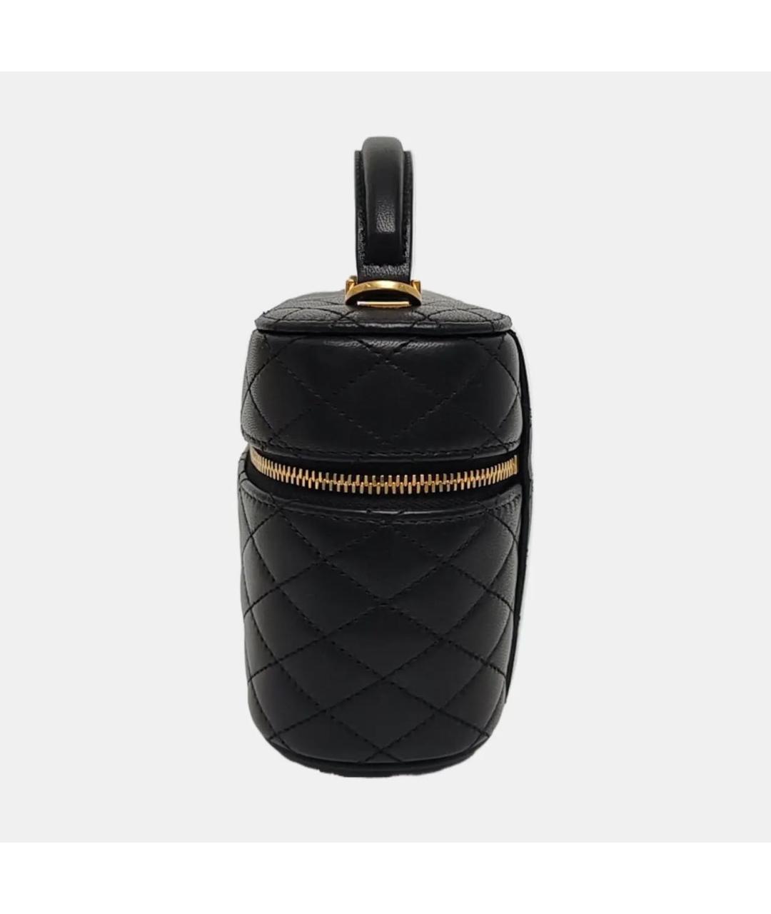 SAINT LAURENT Черная кожаная сумка через плечо, фото 2