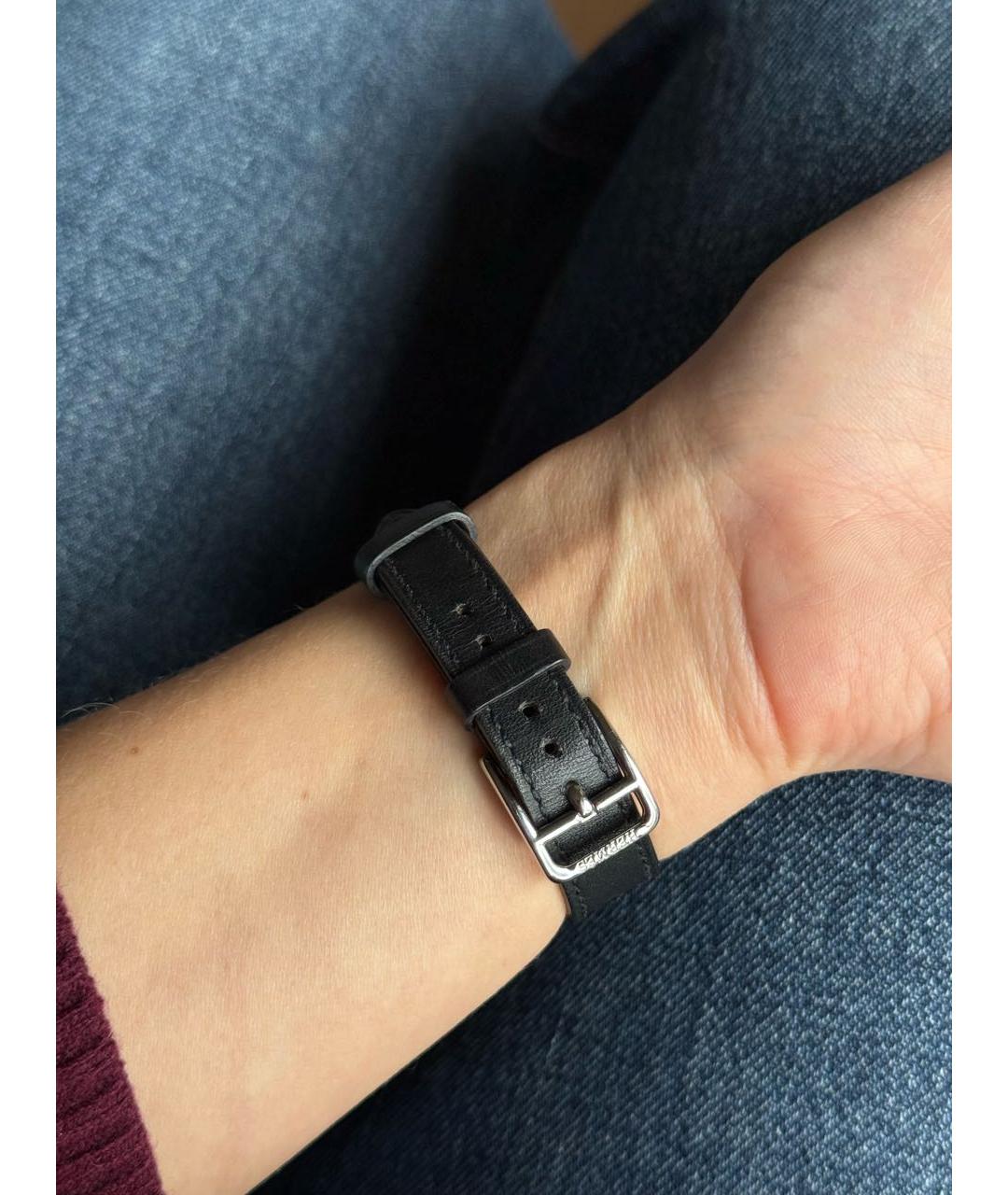 HERMES Черные часы, фото 3