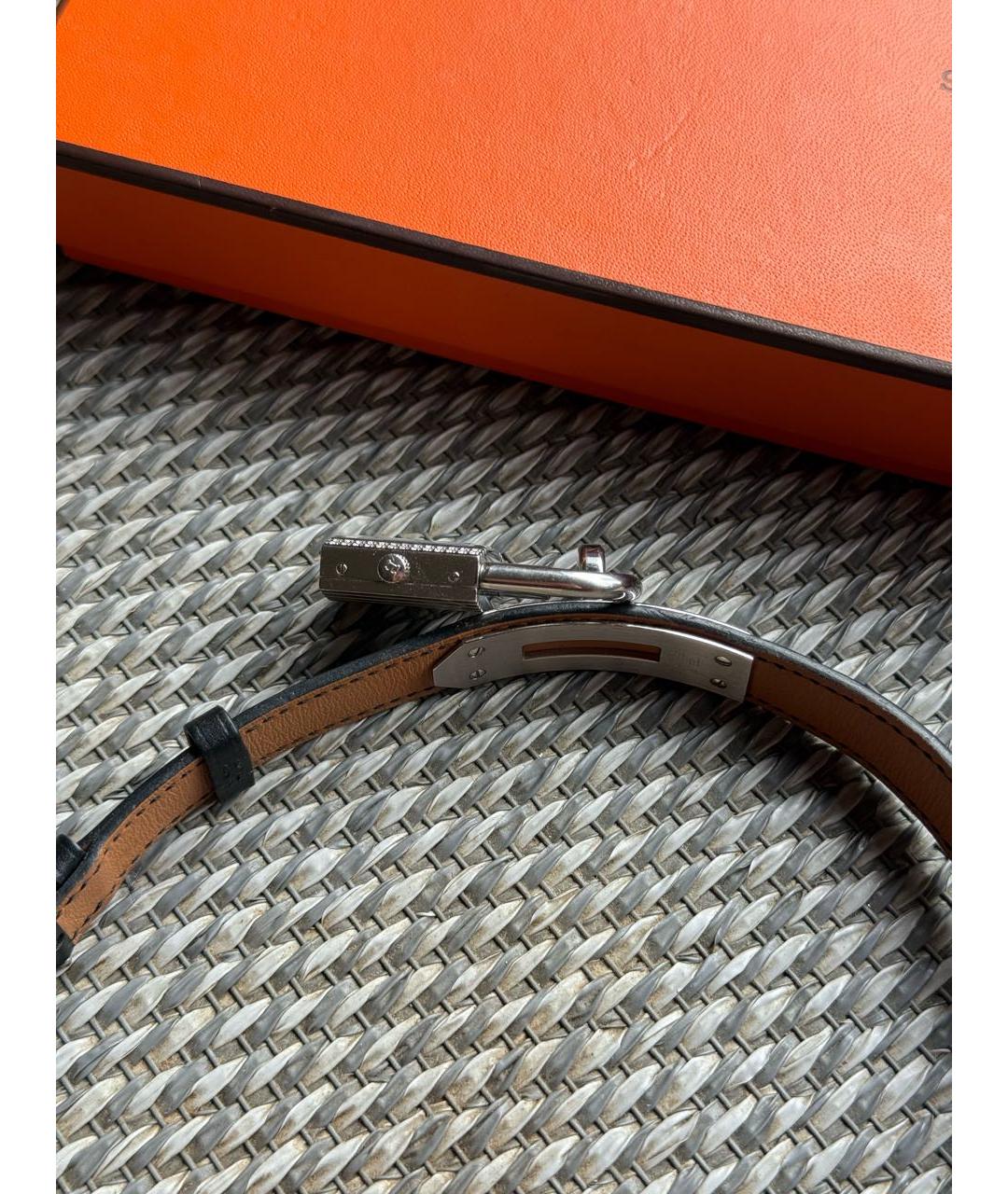 HERMES Черные часы, фото 9