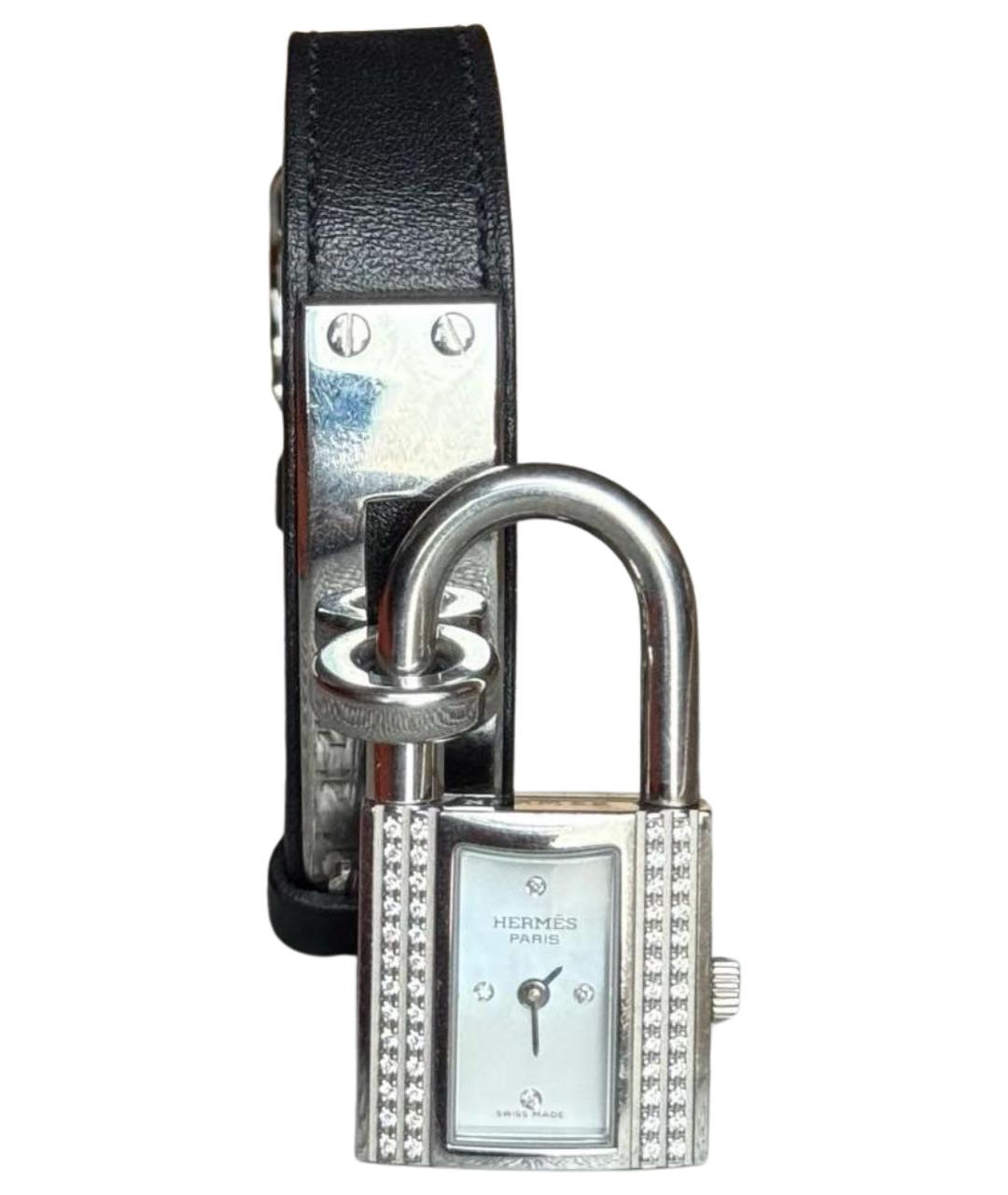 HERMES Черные часы, фото 2