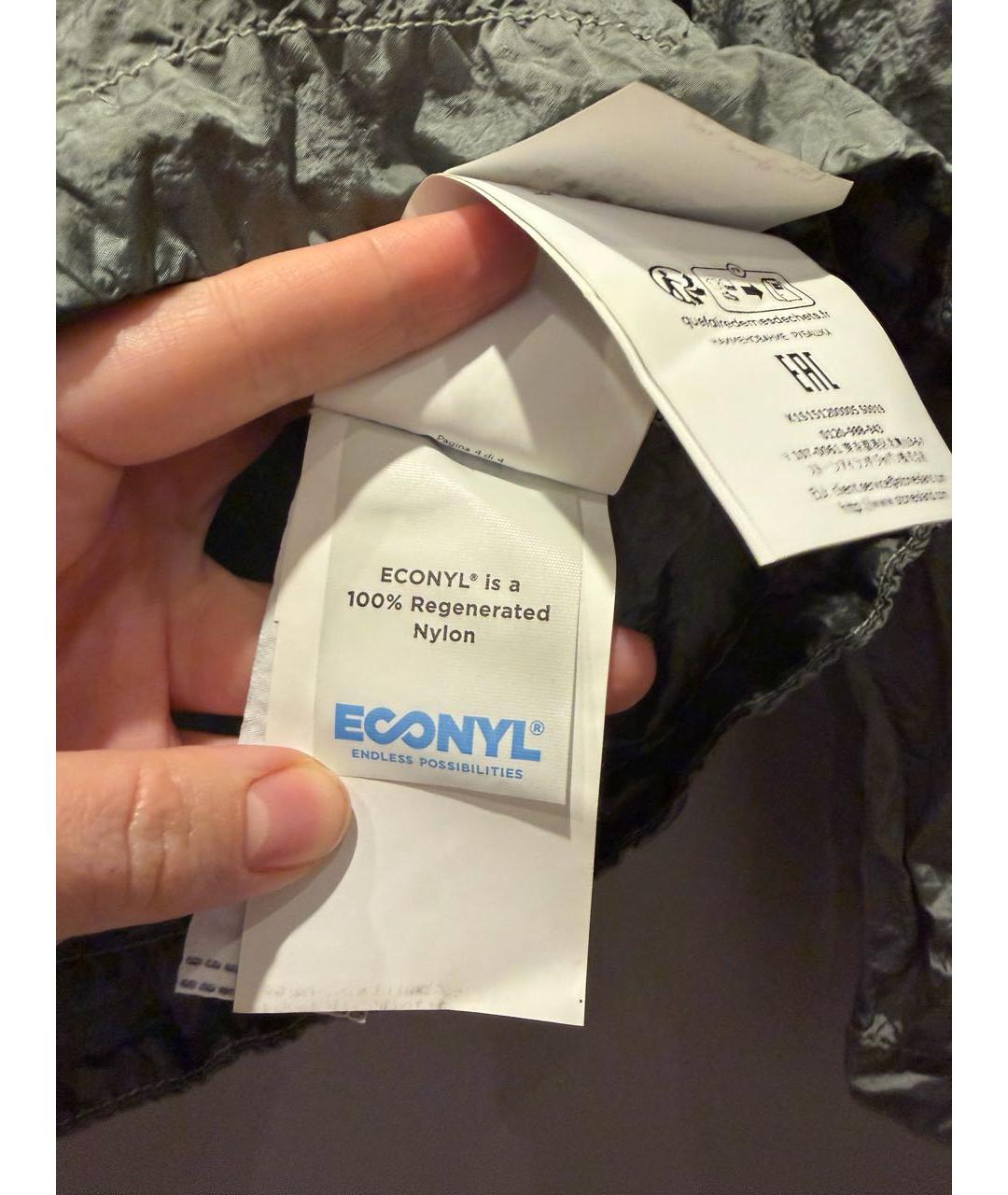 STONE ISLAND Зеленая полиамидовая куртка, фото 7