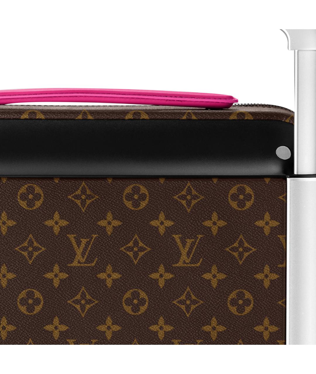 LOUIS VUITTON Коричневый чемодан, фото 6