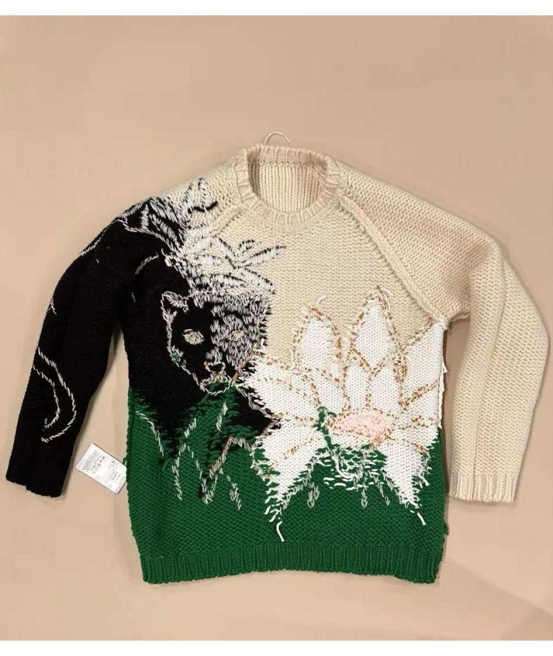 VALENTINO Мульти шерстяной джемпер / свитер, фото 6