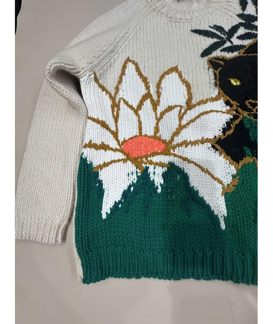 VALENTINO Мульти шерстяной джемпер / свитер, фото 5