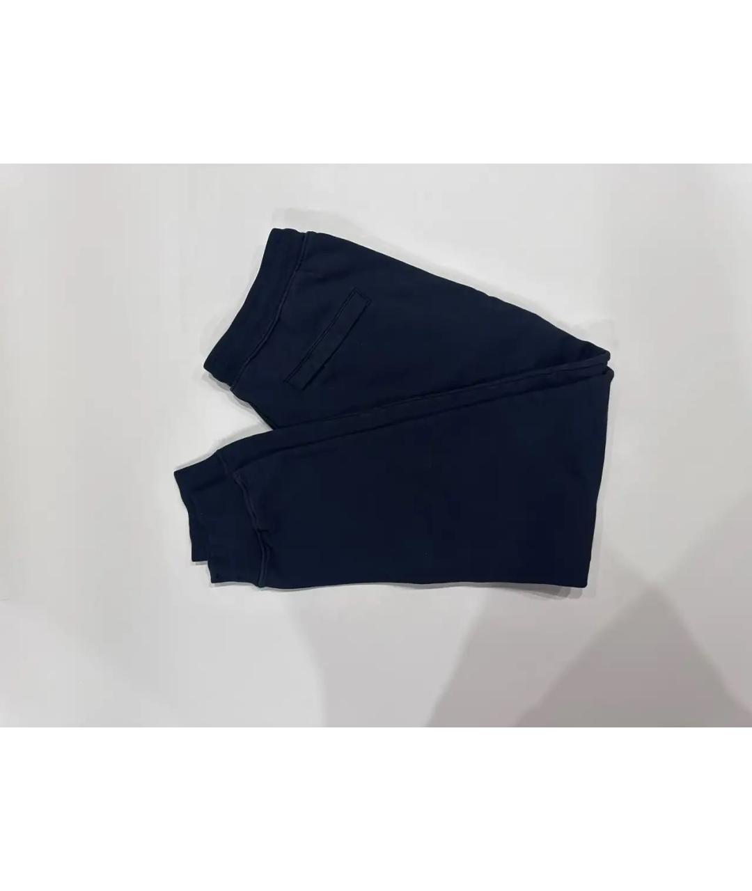 STONE ISLAND Черные хлопковые повседневные брюки, фото 5