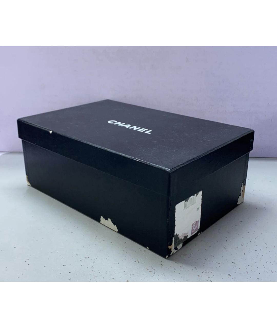 CHANEL Синие текстильные кроссовки, фото 6