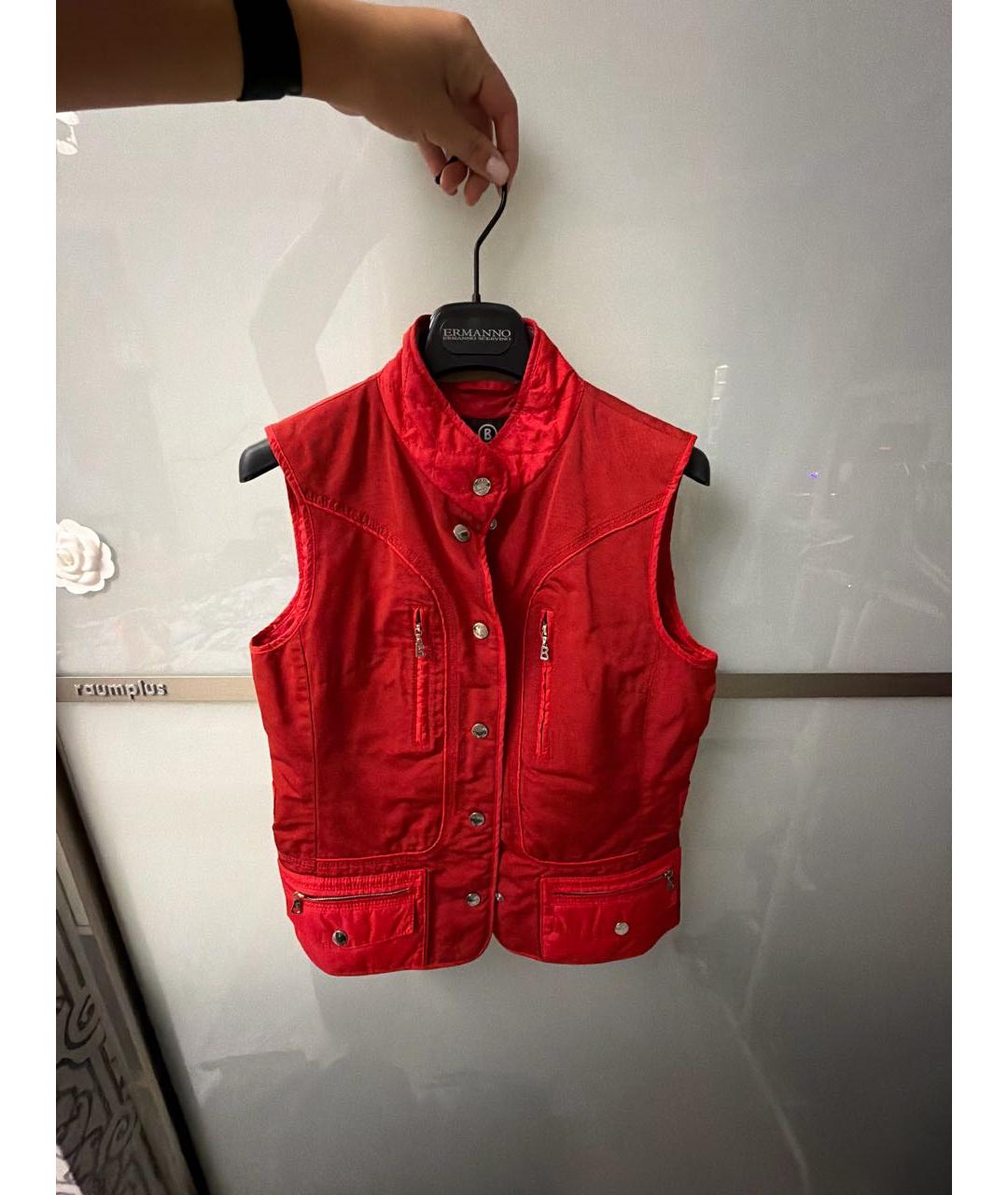 BOGNER Красный полиамидовый жилет, фото 5