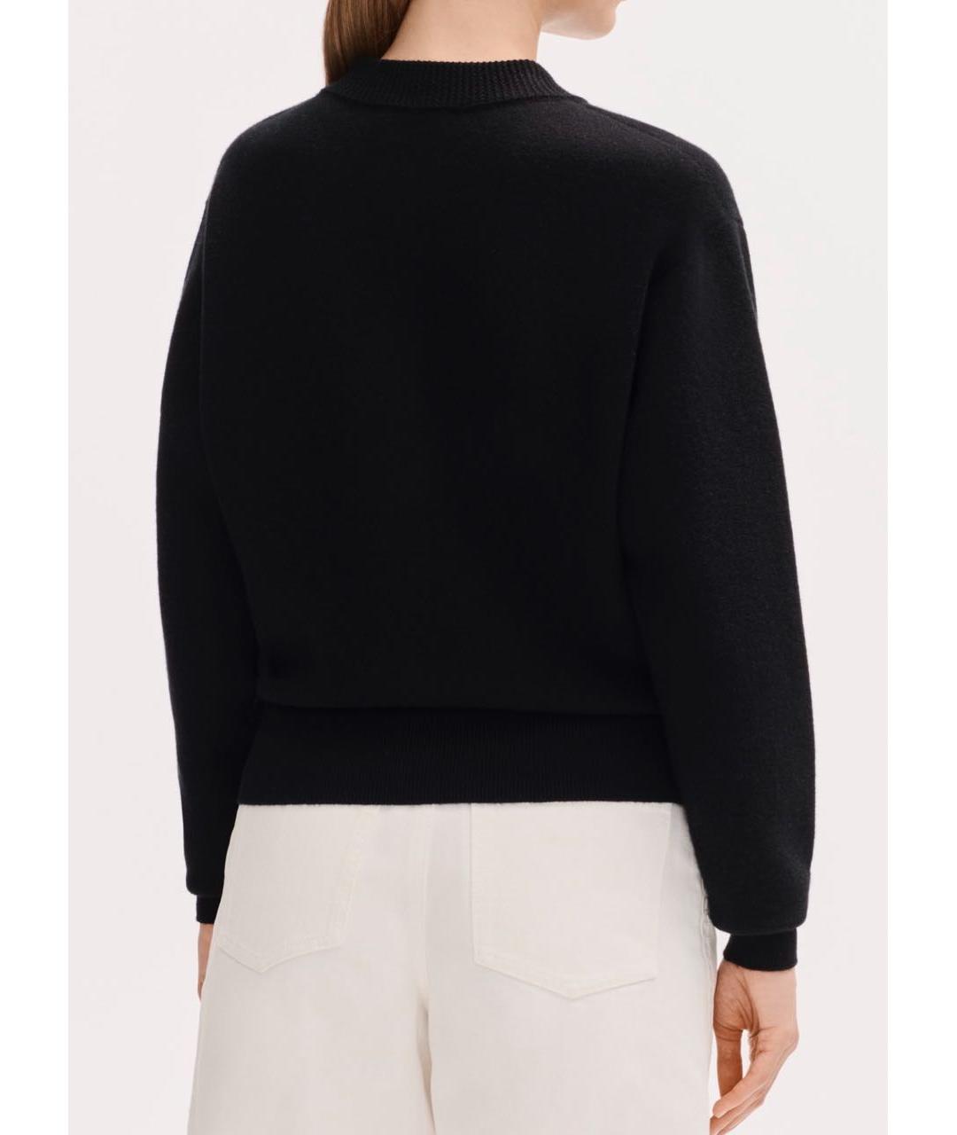 CHANEL Черный кашемировый кардиган, фото 2