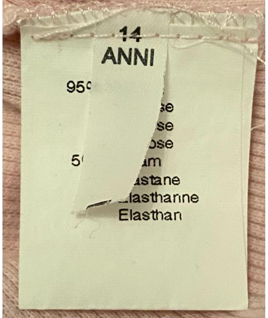 MISS BLUMARINE Розовый хлопковый детская футболка / топ, фото 5