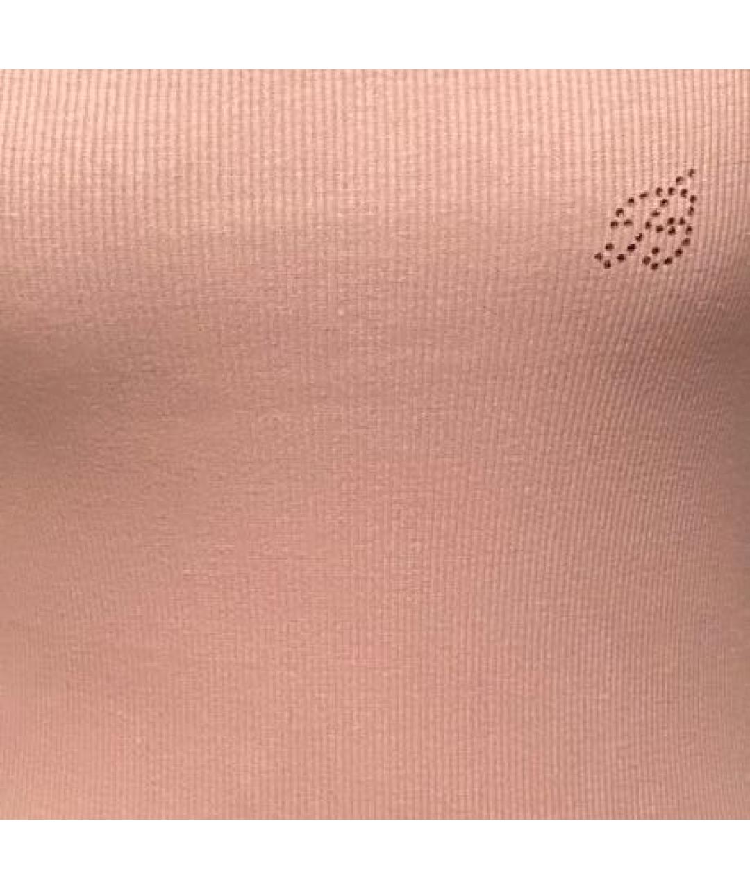 MISS BLUMARINE Розовый хлопковый детская футболка / топ, фото 2