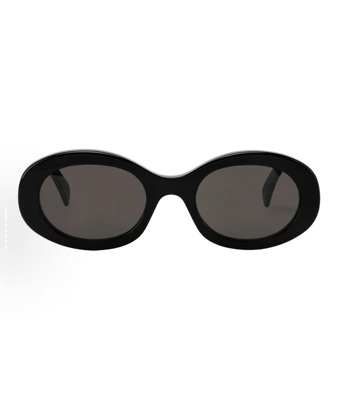 CELINE Черные пластиковые солнцезащитные очки, фото 2