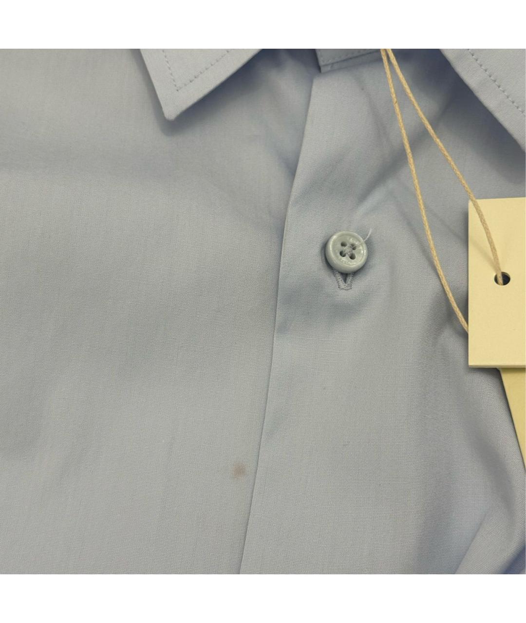 VETEMENTS Голубая хлопковая рубашка, фото 5