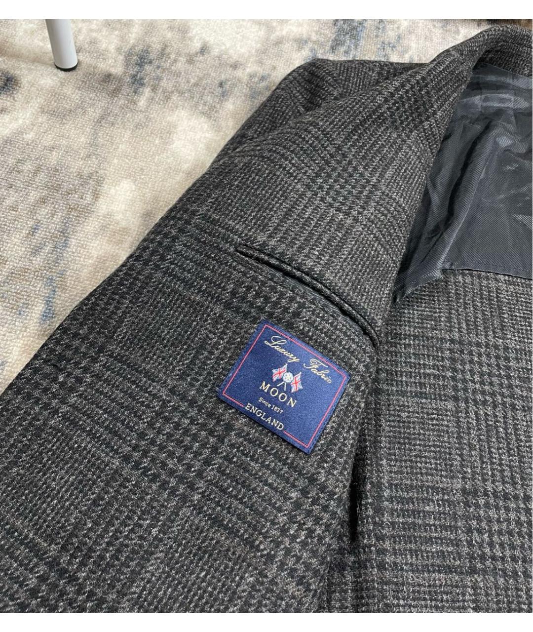 AMI ALEXANDRE MATTIUSSI Серый шерстяной пиджак, фото 5