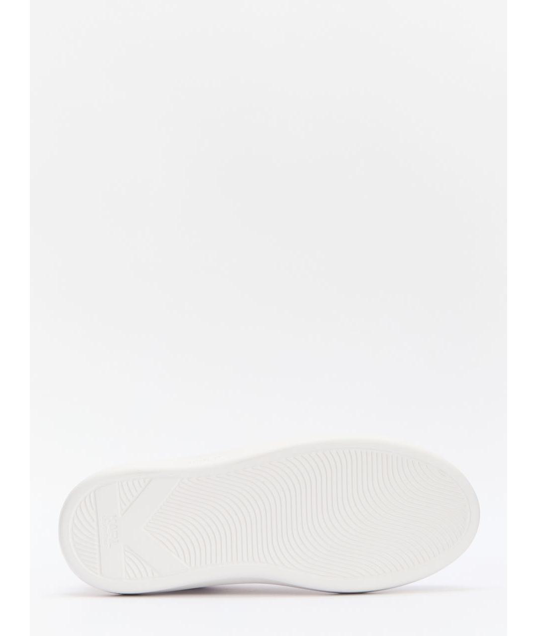 KARL LAGERFELD Белые кожаные кеды, фото 5