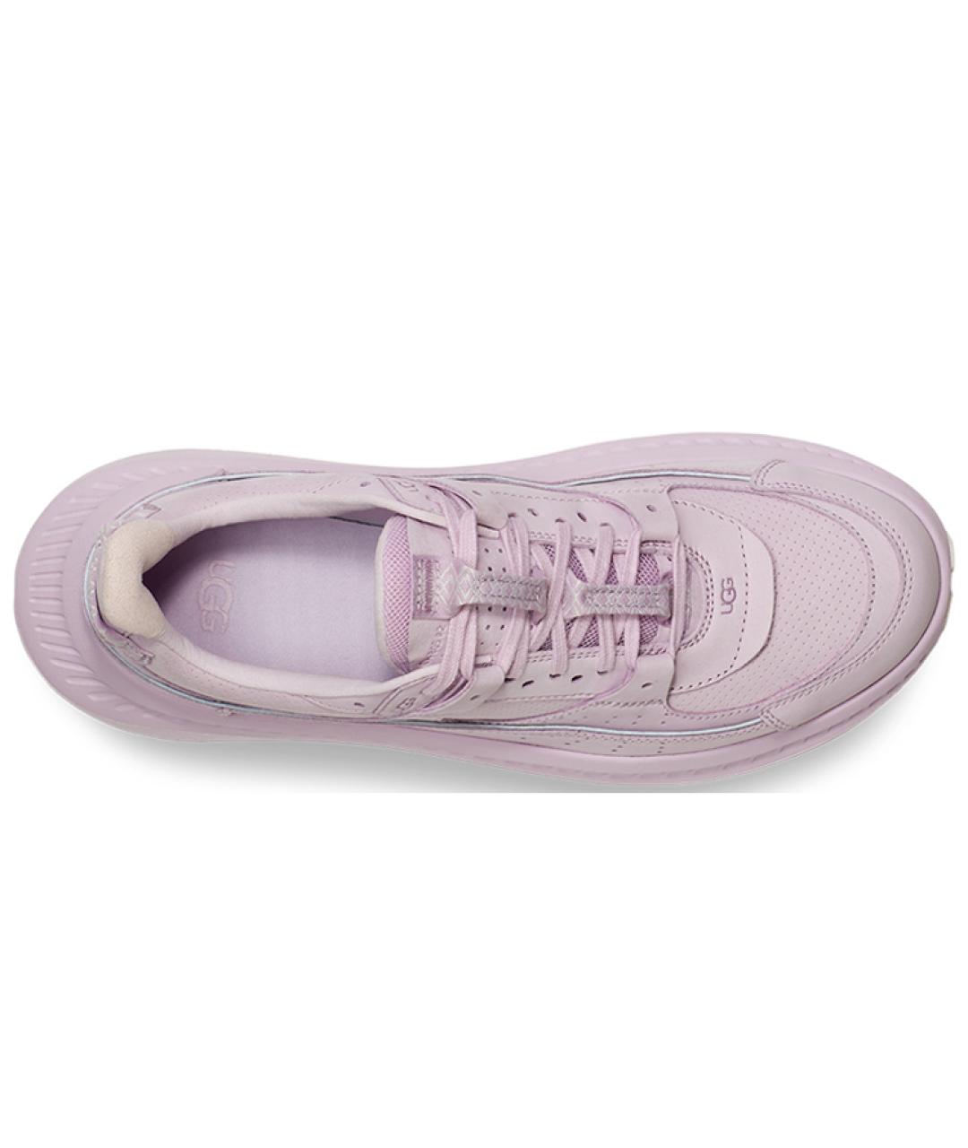 UGG AUSTRALIA Фиолетовые кожаные кроссовки, фото 5