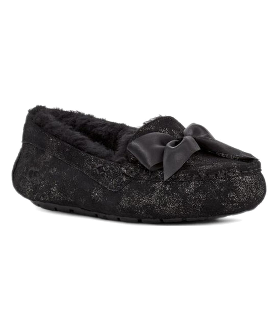 UGG AUSTRALIA Черные лоферы, фото 3