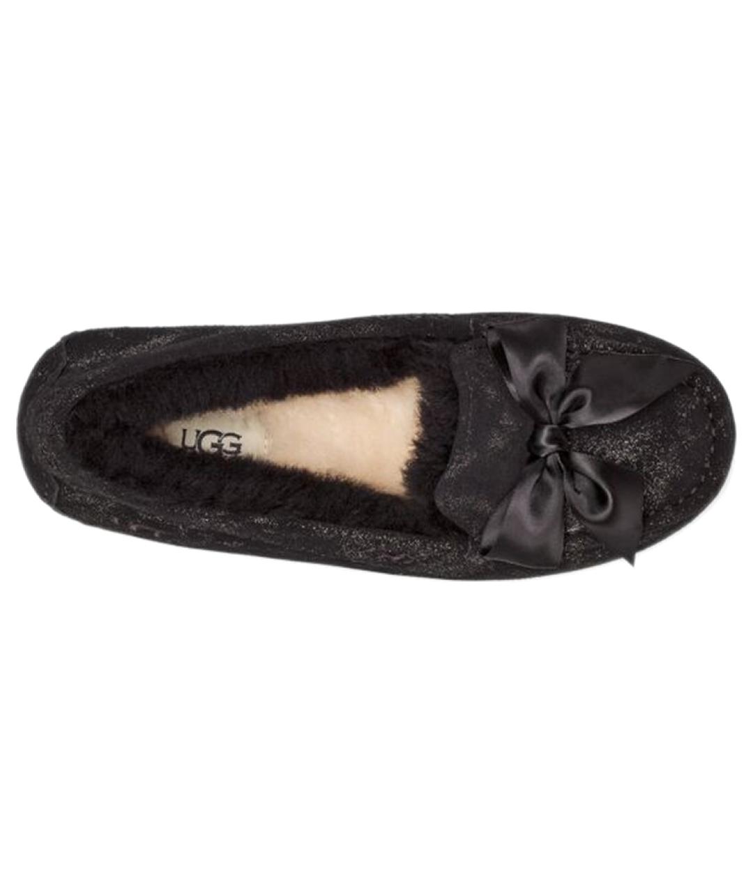 UGG AUSTRALIA Черные лоферы, фото 4