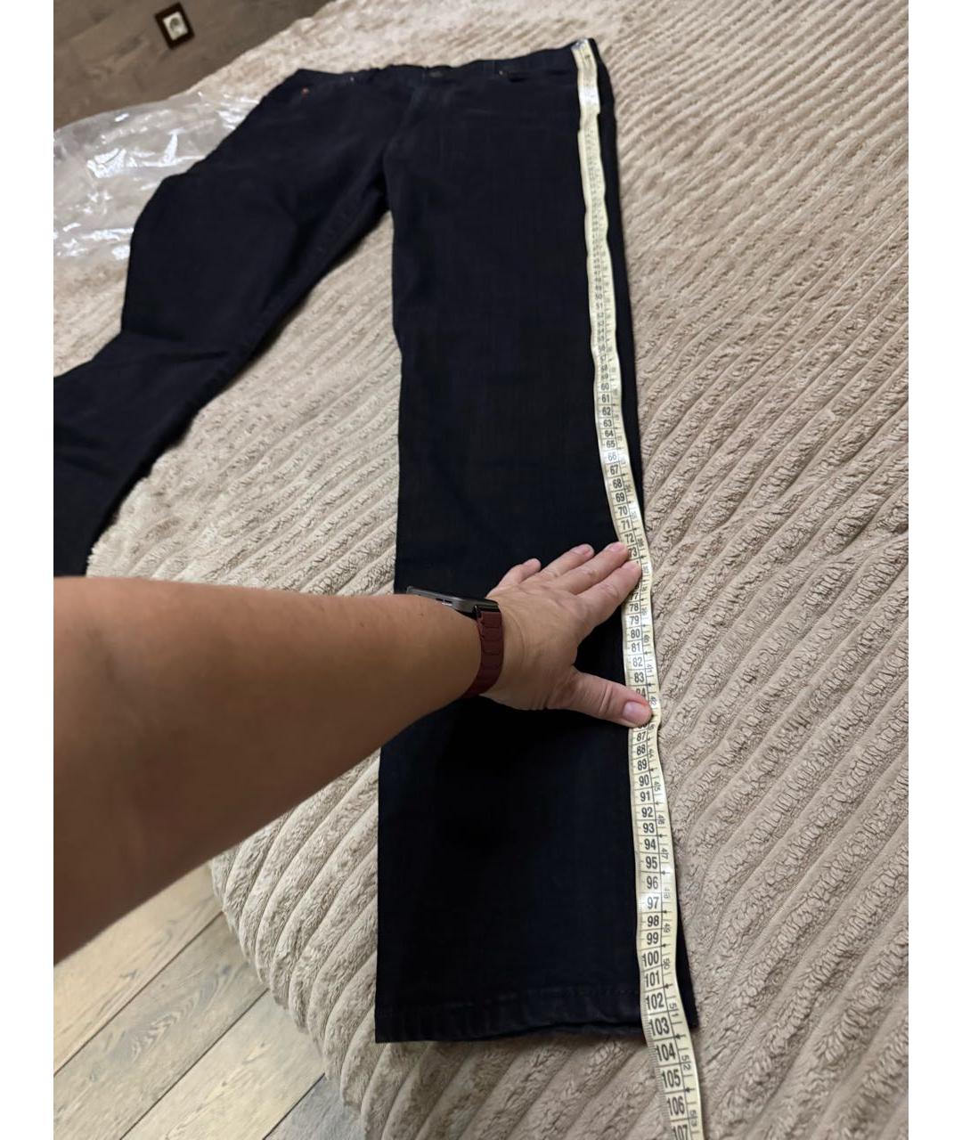 GUCCI Черные хлопковые прямые джинсы, фото 7