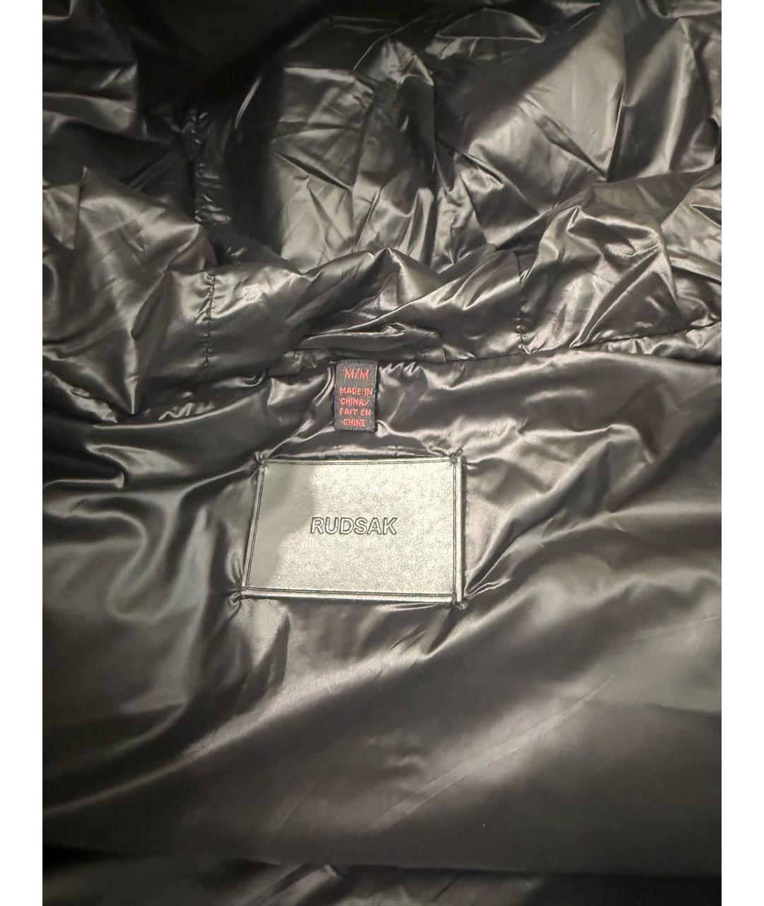 RUDSAK Черный полиэстеровый пуховик, фото 4