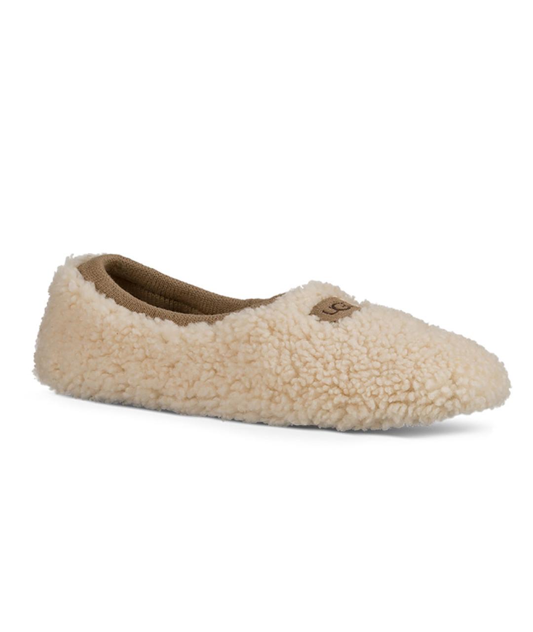 UGG AUSTRALIA Бежевые балетки, фото 3