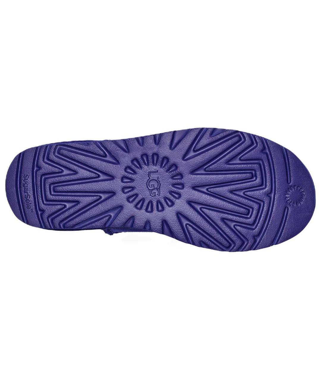 UGG AUSTRALIA Фиолетовые нубуковые ботинки, фото 4