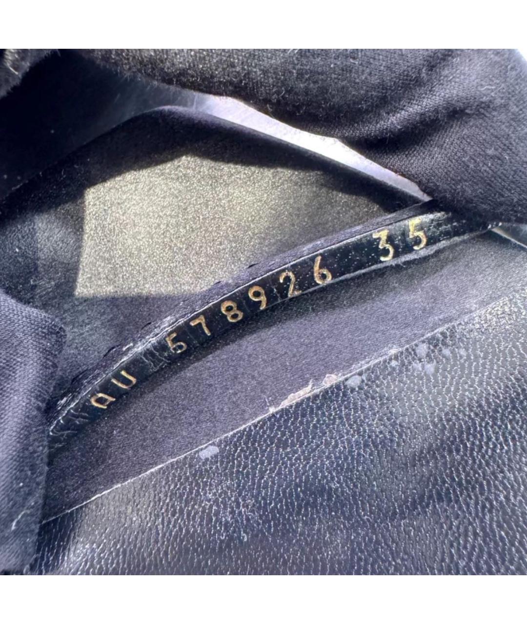 SAINT LAURENT Черные босоножки, фото 8