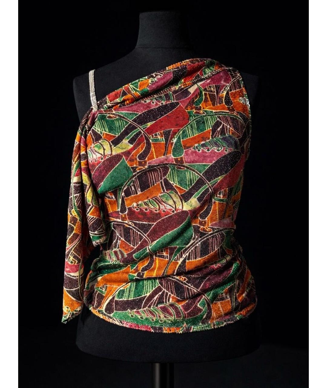 JOHN GALLIANO Мульти вискозная блузы, фото 4