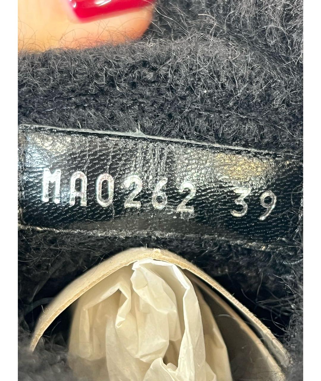 LOUIS VUITTON Черные кожаные ботинки, фото 5