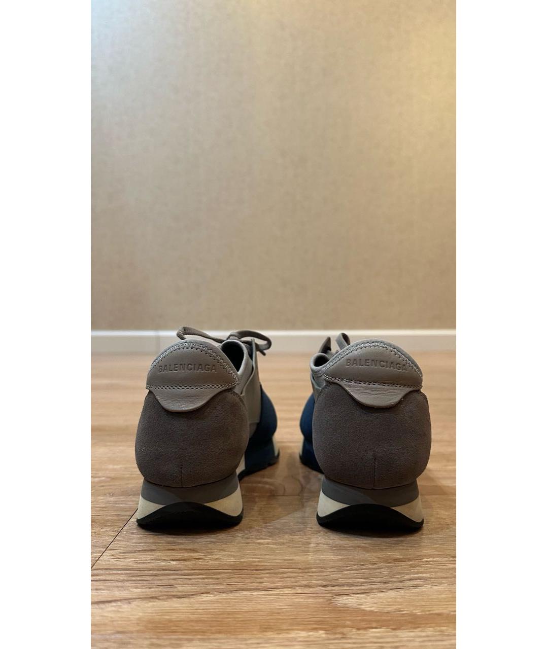 BALENCIAGA Серые кроссовки, фото 4