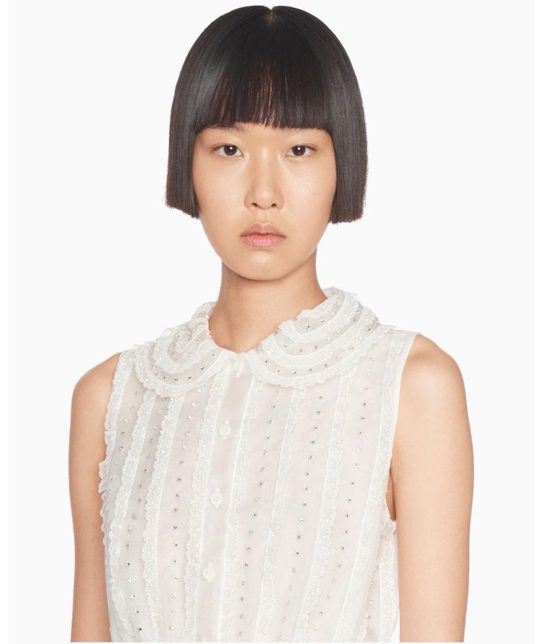 MIU MIU Белая блузы, фото 2