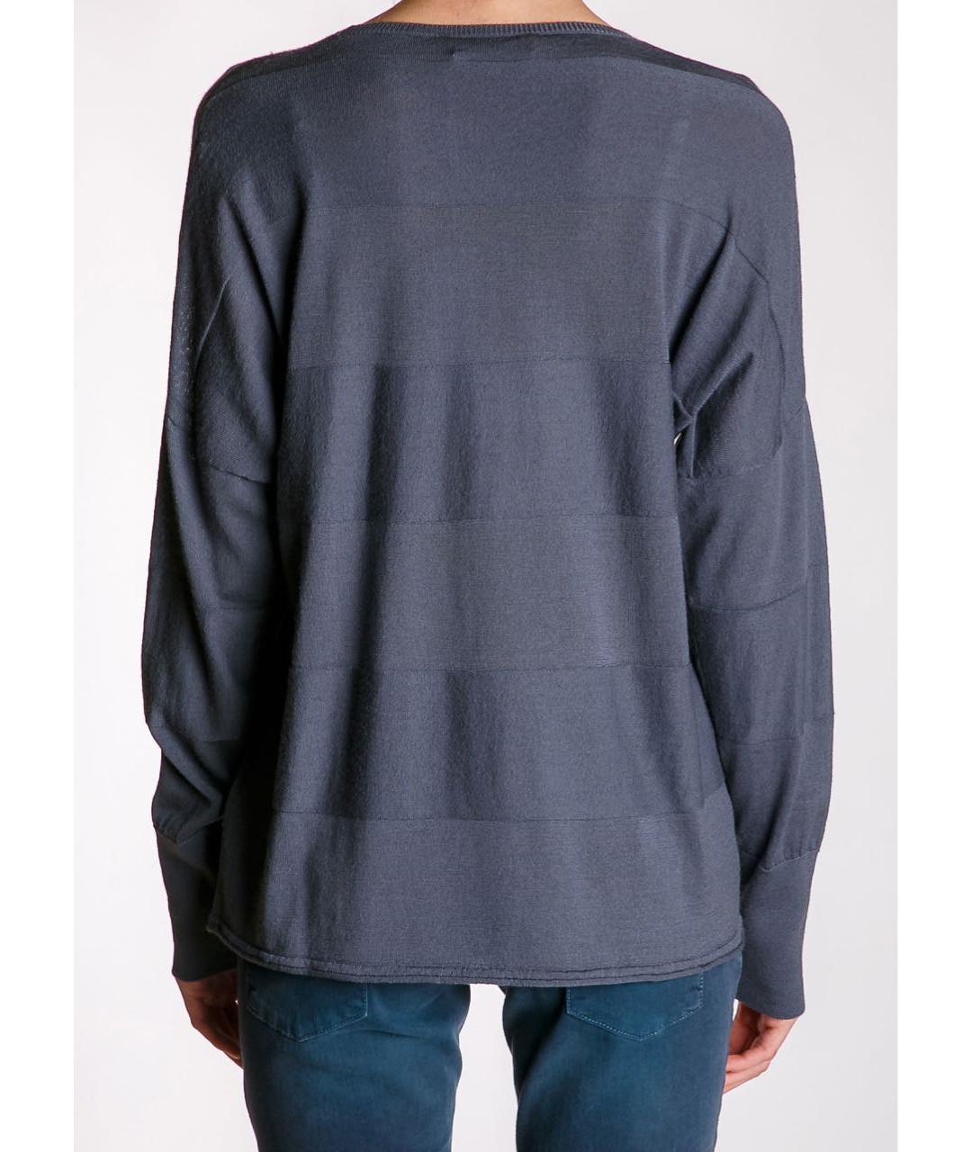 Bruno Manetti Антрацитовый шерстяной джемпер / свитер, фото 4