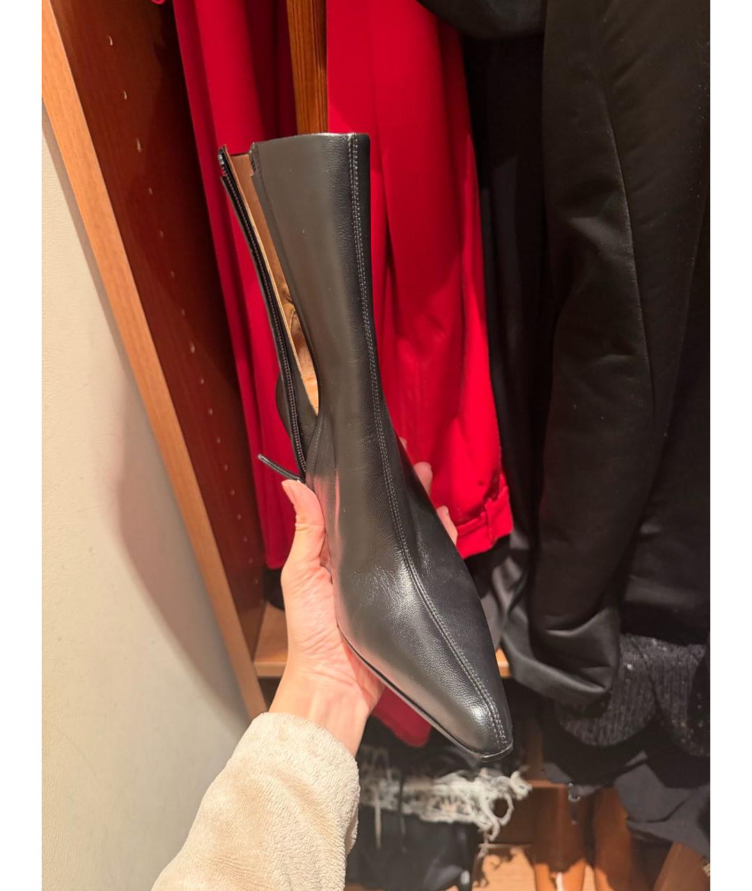 PARIS TEXAS Черные кожаные ботильоны, фото 3