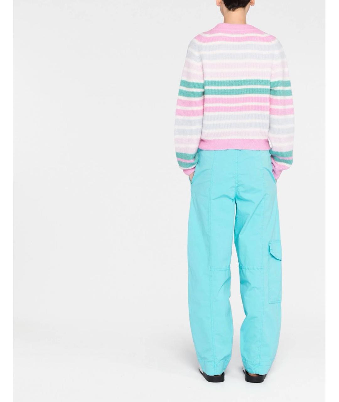 GANNI Розовый шерстяной кардиган, фото 5