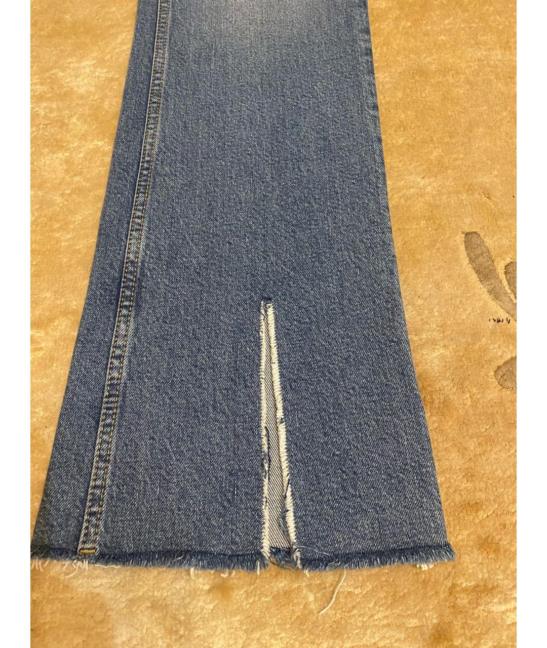 ANINE BING Синие хлопковые джинсы клеш, фото 4