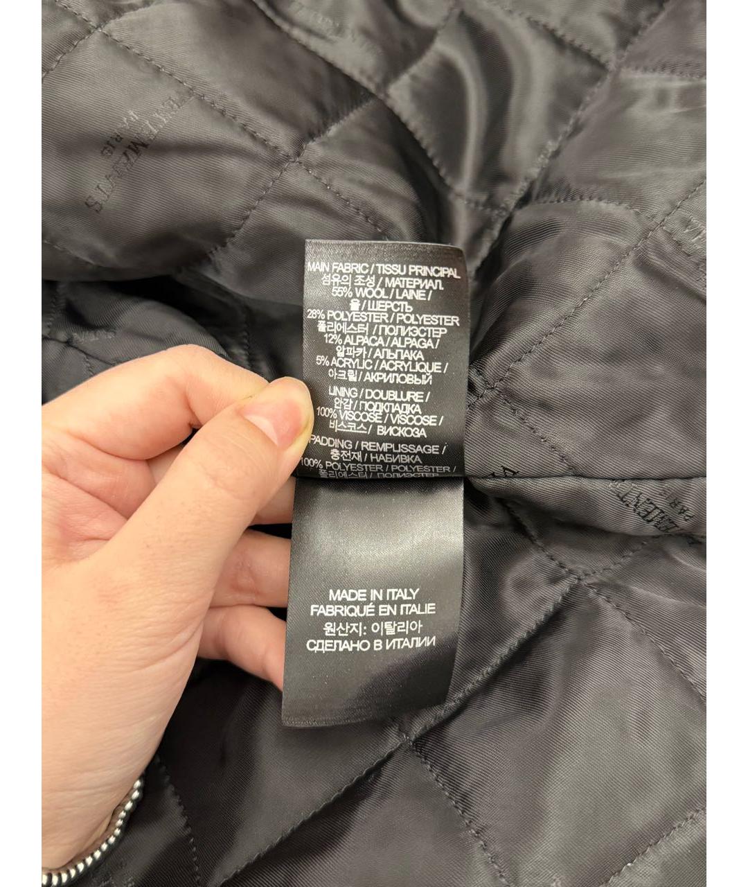 VETEMENTS Бордовая шерстяная кэжуал рубашка, фото 5