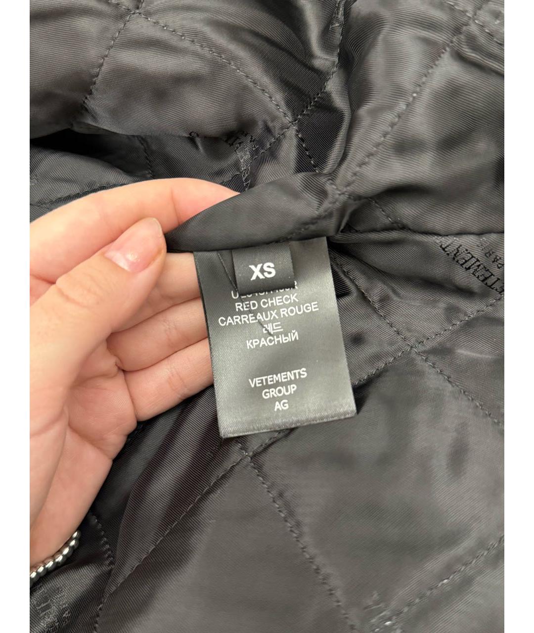 VETEMENTS Бордовая шерстяная кэжуал рубашка, фото 4