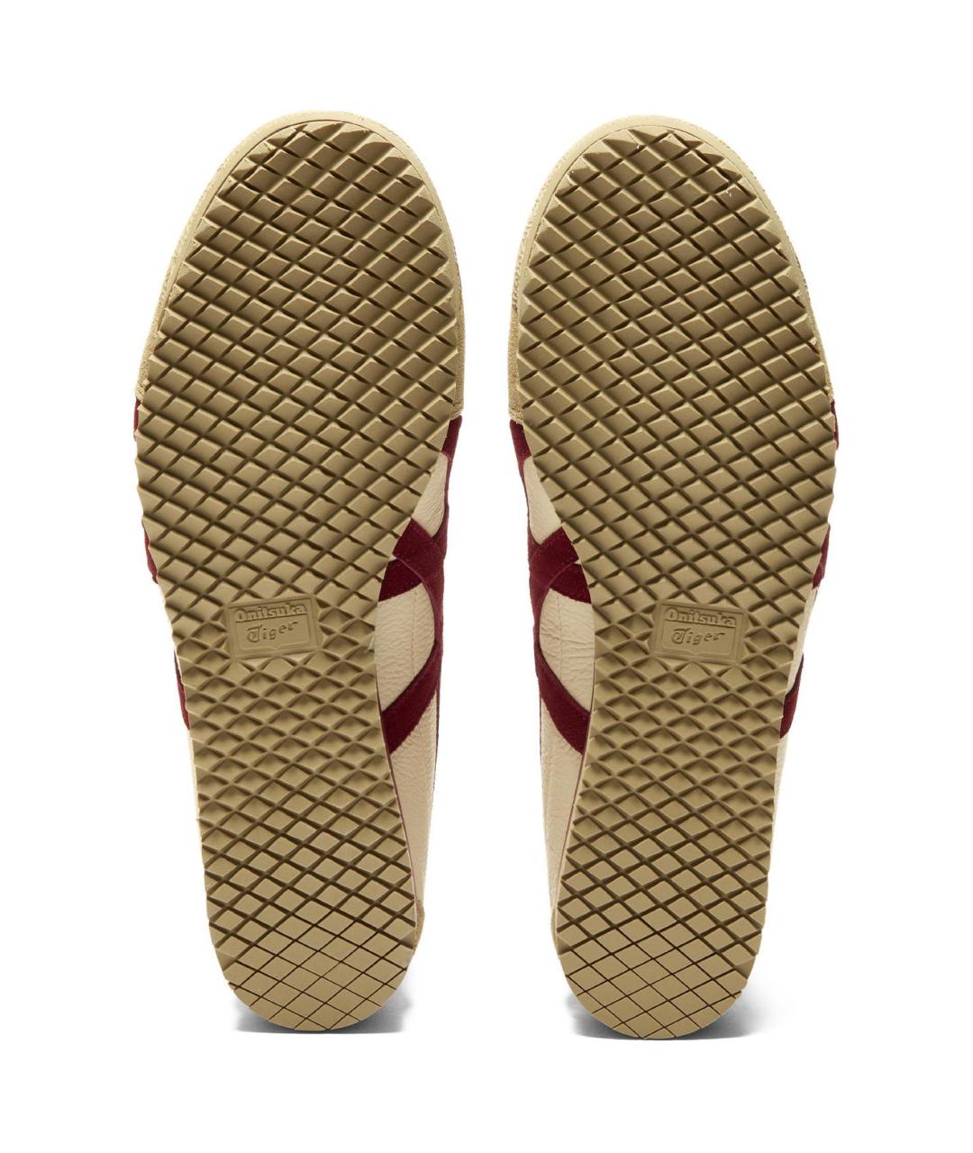 ONITSUKA TIGER Бежевые кожаные кроссовки, фото 5