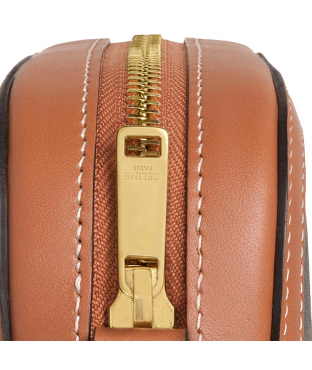 CELINE Коричневая сумка через плечо, фото 5